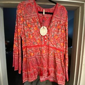 Medium Tulle & Batiste Blouse NWT